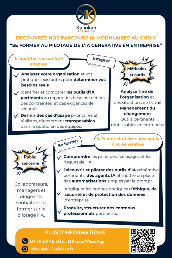 Plaquette - IA formation modulaire